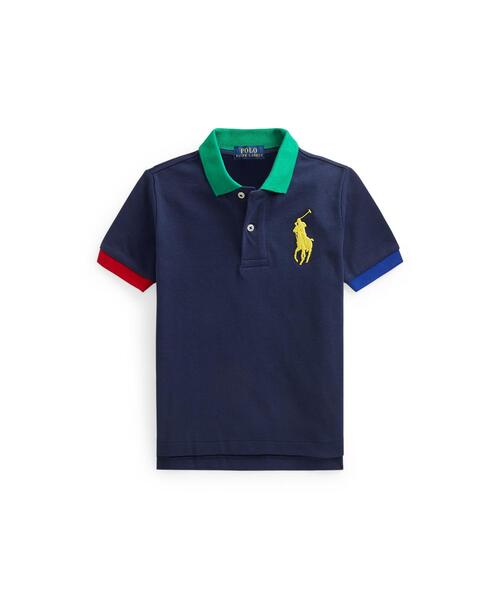 Big Pony コットン メッシュ ポロシャツ