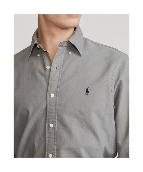 POLO RALPH LAUREN（ポロ ラルフ ローレン）の「クラシック フィット ガーメントダイド オックスフォード シャツ（シャツ/ブラウス・メンズ・グレー系・S/XL/M/XXL/L/XS）」の3枚目の写真