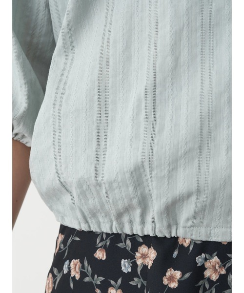 earth music&ecology（アースミュージックアンドエコロジー）の「衿フリルブラウス ＊（シャツ/ブラウス・レディース・ホワイト/ミント/ブラック・FREE）」の12枚目の写真