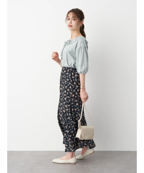 earth music&ecology（アースミュージックアンドエコロジー）の「衿フリルブラウス ＊（シャツ/ブラウス・レディース・ホワイト/ミント/ブラック・FREE）」の17枚目の写真