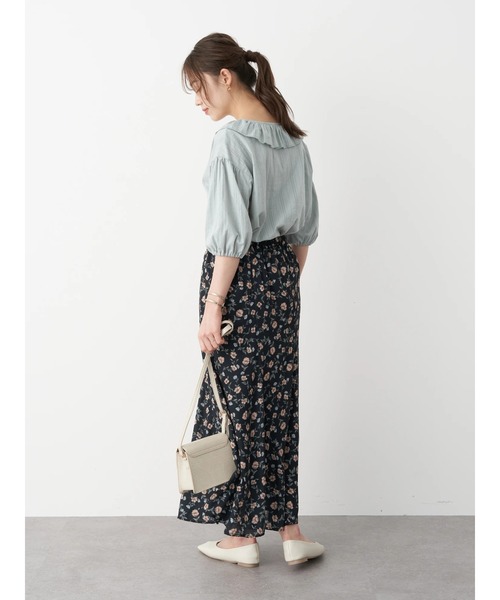 earth music&ecology（アースミュージックアンドエコロジー）の「衿フリルブラウス ＊（シャツ/ブラウス・レディース・ホワイト/ミント/ブラック・FREE）」の18枚目の写真