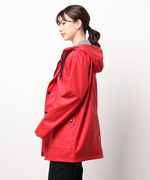 プチバトー　ヨットパーカ　レディースS レッド/ミラレ柄 子どもから大人ユニセックスまで、春も大活躍の「 ヨットパーカ