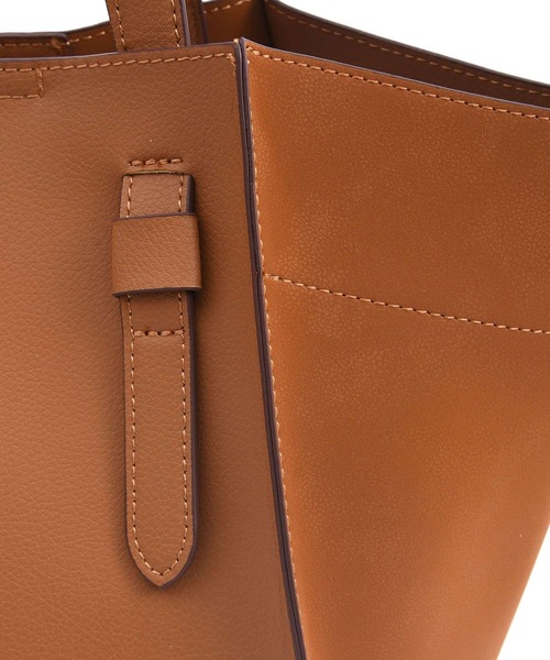 COOCO(クーコ)の「フェイクレザー2WAYトートバッグ(トートバッグ・レディース・ブラック/スモークピンク/キャメル/グレー系その他/グリーン・9)」の13枚目の写真