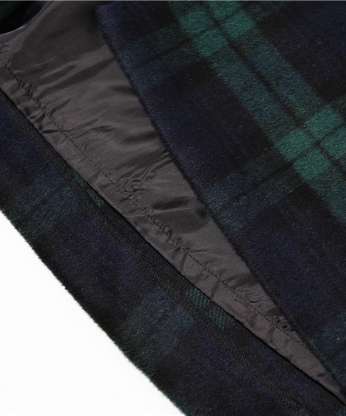 CIAOPANIC（チャオパニック）の「【Ciaopanic】チェックウールラップSK（スカート・レディース・グリーン/グレー/レッド・FREE）」の8枚目の写真