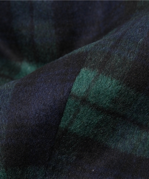 CIAOPANIC（チャオパニック）の「【Ciaopanic】チェックウールラップSK（スカート・レディース・グリーン/グレー/レッド・FREE）」の9枚目の写真