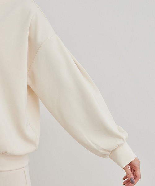 ROPE' PICNIC（ロペピクニック）の「【セットアップ対応】マシュマロタッチダンボールタックスリーブプルオーバー（ニット/セーター・レディース・キナリ/カーキ/ブルー・38）」の4枚目の写真