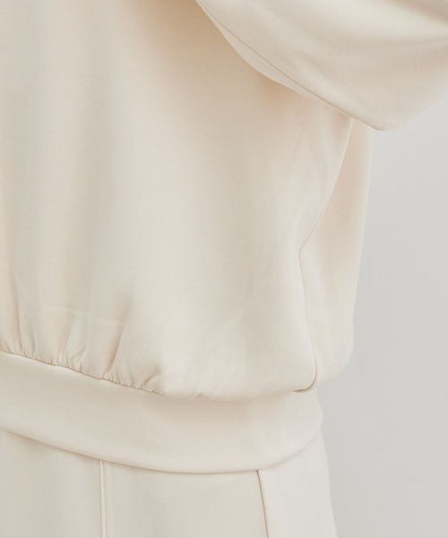 ROPE' PICNIC（ロペピクニック）の「【セットアップ対応】マシュマロタッチダンボールタックスリーブプルオーバー（ニット/セーター・レディース・キナリ/カーキ/ブルー・38）」の9枚目の写真