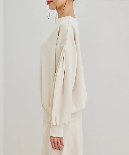 ROPE' PICNIC（ロペピクニック）の「【セットアップ対応】マシュマロタッチダンボールタックスリーブプルオーバー（ニット/セーター・レディース・キナリ/カーキ/ブルー・38）」の13枚目の写真