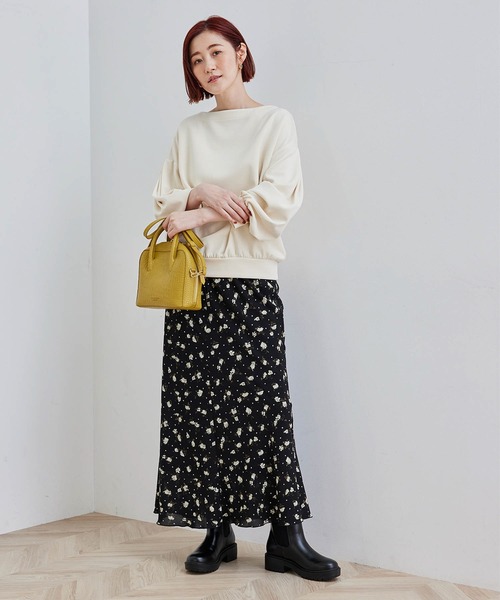 ROPE' PICNIC（ロペピクニック）の「【セットアップ対応】マシュマロタッチダンボールタックスリーブプルオーバー（ニット/セーター・レディース・キナリ/カーキ/ブルー・38）」の17枚目の写真