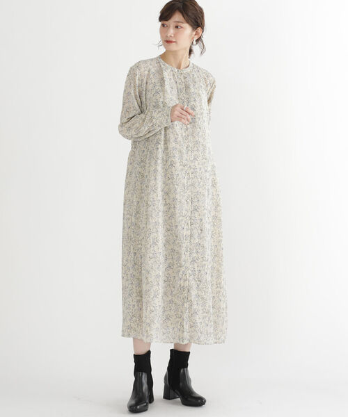 セール Beams Heart 花柄 フレア シャツワンピース ワンピース Beams Heart ビームスハート のファッション通販 Zozotown