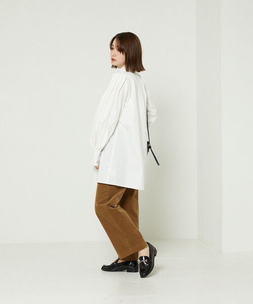 FREAK'S STORE(フリークスストア)の「フリルスタンドカラーボリュームスリーブシャツ(シャツ/ブラウス・レディース・ブラック/その他/ホワイト・フリ-)」の14枚目の写真