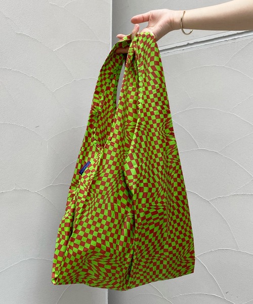 BAGGU(バグー)の「【BAGGU/バグゥ】STANDARD BAGGU 2021AW(エコバッグ/サブバッグ・レディース・グリーン/ブルー系その他/バイオレット/ピンク/イエロー・FREE)」の2枚目の写真
