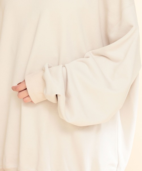 Ray BEAMS(レイビームス)の「【WEB限定】Ray BEAMS / スウェット ビッグ ハイネック プルオーバー(スウェット・レディース・ブラック/ベージュ/ライトブルー・ONE SIZE)」の14枚目の写真