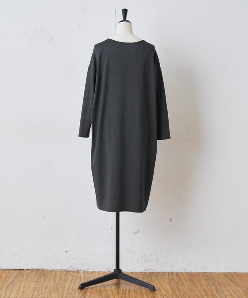 BEARDSLEY（ビアズリー）の「ペイズリー刺繍ワンピース（ワンピース・レディース・グレー/ネイビー・FREE）」の6枚目の写真