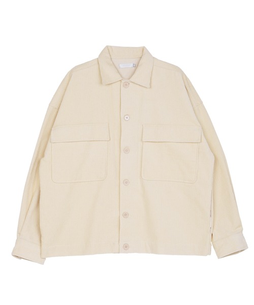 Air Tokyo(エアートウキョー)の「オーバーサイズ コーデュロイ ビッグ ポケット ジャケット(ブルゾン・メンズ・ブラウン/アイボリー・MEDIUM/LARGE)」の11枚目の写真