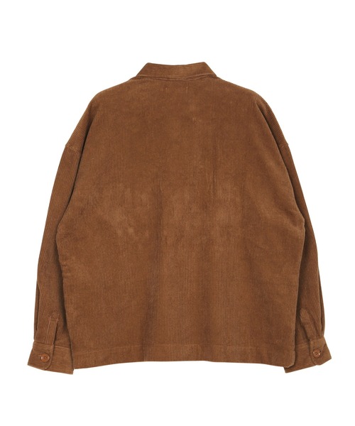 Air Tokyo(エアートウキョー)の「オーバーサイズ コーデュロイ ビッグ ポケット ジャケット(ブルゾン・メンズ・ブラウン/アイボリー・MEDIUM/LARGE)」の13枚目の写真