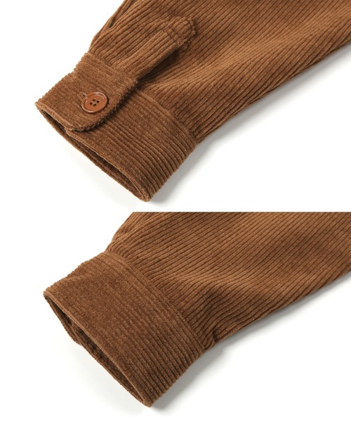 Air Tokyo(エアートウキョー)の「オーバーサイズ コーデュロイ ビッグ ポケット ジャケット(ブルゾン・メンズ・ブラウン/アイボリー・MEDIUM/LARGE)」の16枚目の写真