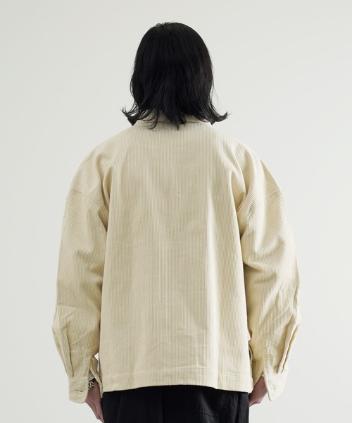 Air Tokyo(エアートウキョー)の「オーバーサイズ コーデュロイ ビッグ ポケット ジャケット(ブルゾン・メンズ・ブラウン/アイボリー・MEDIUM/LARGE)」の22枚目の写真