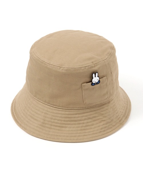 studio CLIP（スタディオクリップ）の「ツイルバケットハット〔Dick Brunaコラボ〕（ハット・レディース・ブラック/ベージュ/ネイビー・FREE）」の3枚目の写真