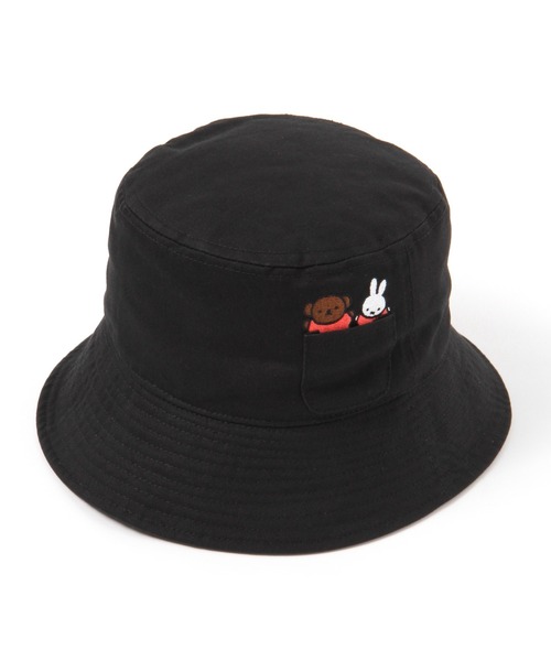 studio CLIP（スタディオクリップ）の「ツイルバケットハット〔Dick Brunaコラボ〕（ハット・レディース・ブラック/ベージュ/ネイビー・FREE）」の2枚目の写真