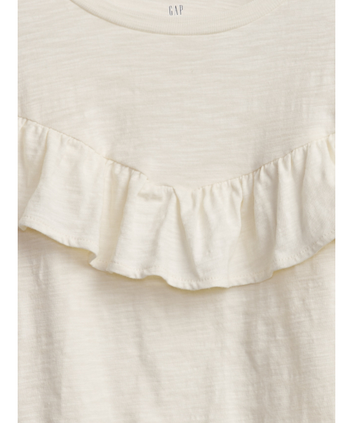 GAP（ギャップ）の「ラッフルトップス (キッズ)（Tシャツ/カットソー・キッズ・ブラック/ピンク/ブラウン/アイボリー・L/XXL/S/M/XL/XS）」の9枚目の写真