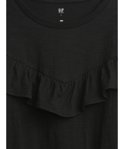 GAP（ギャップ）の「ラッフルトップス (キッズ)（Tシャツ/カットソー・キッズ・ブラック/ピンク/ブラウン/アイボリー・L/XXL/S/M/XL/XS）」の12枚目の写真