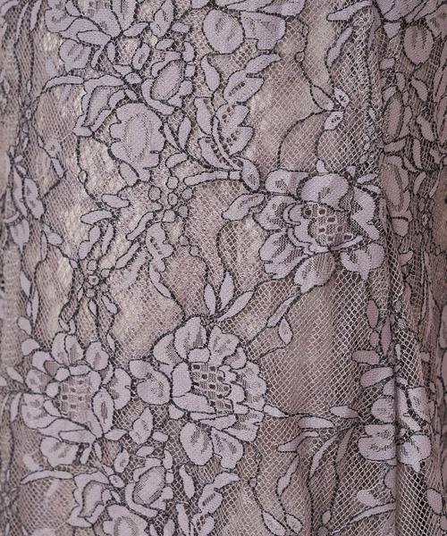 ROYAL PARTY（ロイヤルパーティー）の「ダブルレーススカート（スカート・レディース・ブルー/ブラウン/グレー・FREE）」の6枚目の写真