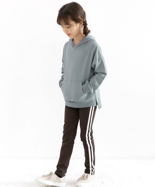 Bee des Bee（ビーデスビー）の「長袖パーカー（パーカー・キッズ・ホワイト/チャコールグレー/グリーン/杢グレー/ブルー系その他/ライトグレー/テラコッタ・120cm/140cm/110cm/100cm/130cm/150cm）」の17枚目の写真