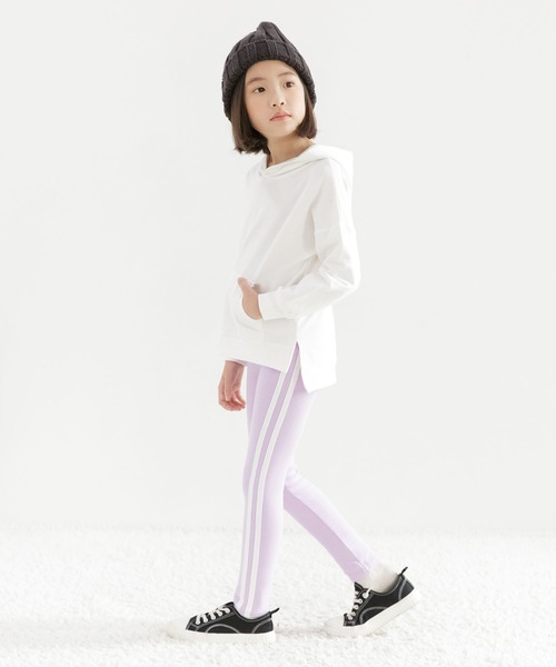 Bee des Bee（ビーデスビー）の「長袖パーカー（パーカー・キッズ・ホワイト/チャコールグレー/グリーン/杢グレー/ブルー系その他/ライトグレー/テラコッタ・120cm/140cm/110cm/100cm/130cm/150cm）」の9枚目の写真