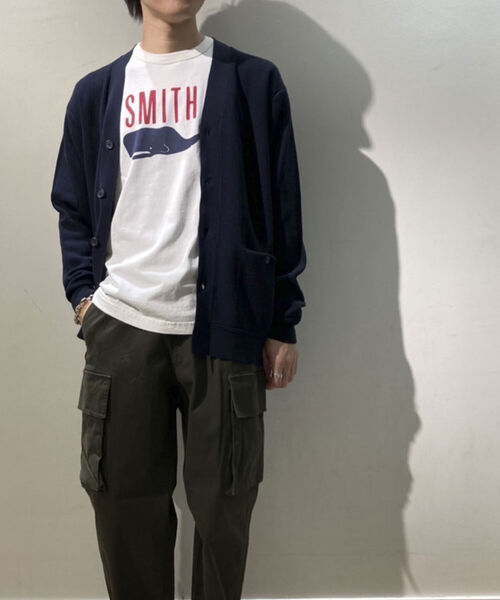 BARNS OUTFITTERS（バーンズアウトフィッターズ）の「【BARNS OUTFITTERS/バーンズアウトフィッターズ】別注 プリント ロングスリーブTシャツ ロンT（Tシャツ/カットソー・メンズ・ライトグレー/ホワイト・L/S/M）」の10枚目の写真