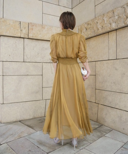 My shawty（ﾏｲｼｬｳﾃｨｰ）の「aurora chiffon day dress（ワンピース 