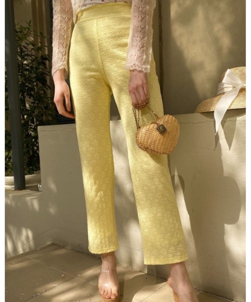 epine（エピヌ）の「flower lace pants（その他パンツ・レディース・イエロー/アイボリー・FREE）」の17枚目の写真