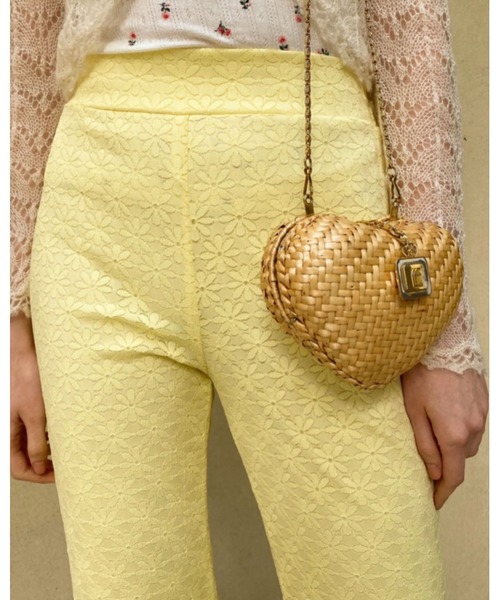 epine エピヌ パンツ flower ribbon pants Mサイズ epine（エピヌ）の「flower lace pants（その他パンツ）」 - WEAR
