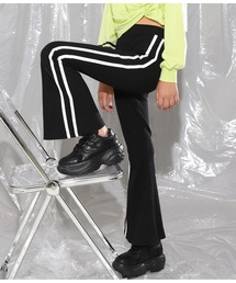 ANAP GｉRL | ラインリブフレアパンツ(その他パンツ)