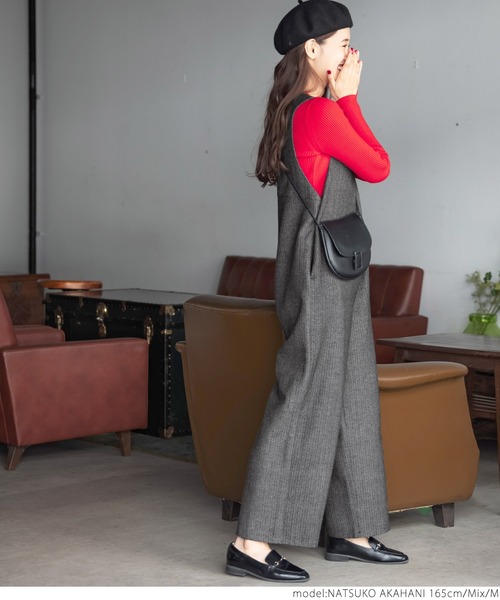 coca（coca）（コカ）の「ヘリンボン柄オーバーオール（サロペット/オーバーオール・レディース・その他/B/A・M/L）」の6枚目の写真