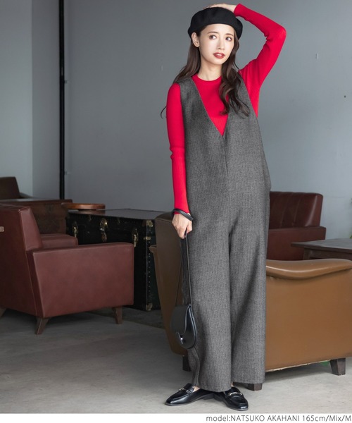 coca（coca）（コカ）の「ヘリンボン柄オーバーオール（サロペット/オーバーオール・レディース・その他/B/A・M/L）」の9枚目の写真