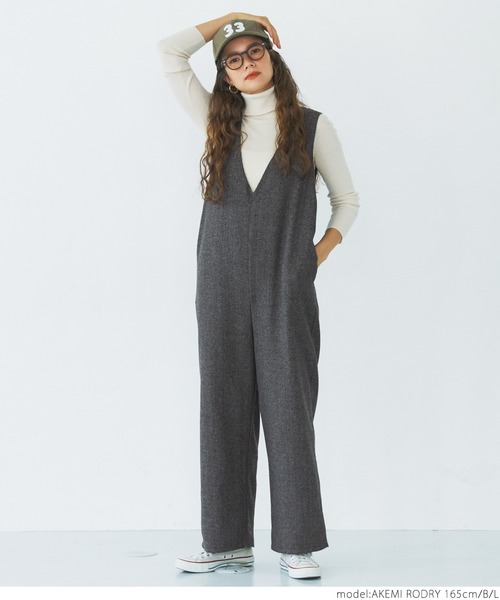 coca（coca）（コカ）の「ヘリンボン柄オーバーオール（サロペット/オーバーオール・レディース・その他/B/A・M/L）」の20枚目の写真