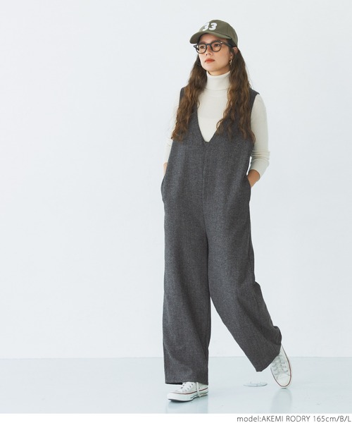 coca（coca）（コカ）の「ヘリンボン柄オーバーオール（サロペット/オーバーオール・レディース・その他/B/A・M/L）」の21枚目の写真