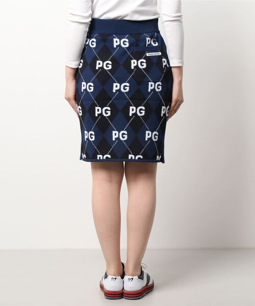 パーリーゲイツ レディース ニットスカート アーガイル柄 PEARLY GATES