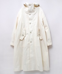 ステンカラーコート（ホワイト/白色系・ライナー取外し可 