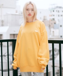 BOX LOGO WIDE CREW SWEAT TOP