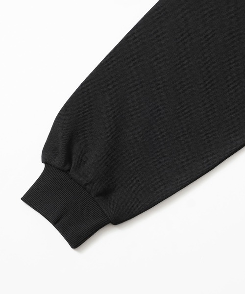 X-girl（エックスガール）の「BOX LOGO WIDE CREW SWEAT TOP（スウェット・レディース・ブラック/イエロー/ライトブルー・S/M）」の12枚目の写真