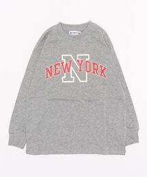 JUNKSOUL | MOVENPICK / モーベンピック　NEW YORK刺繍ロンT(M4)(Tシャツ/カットソー)