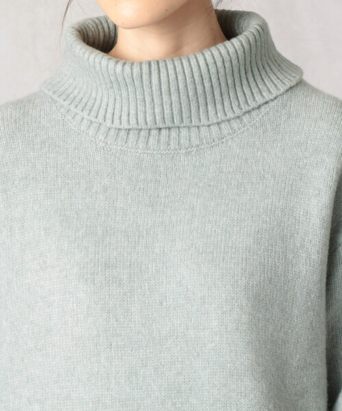 Comme Ca Mature(コムサマチュア)の「《ウォッシャブル》起毛 オフタートルニット(ニット/セーター・レディース・ベージュ/ミント/ラベンダー・FREE)」の21枚目の写真