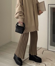 etade | 【etade】multi striped pattern knit pants etdwz21a006(その他パンツ)