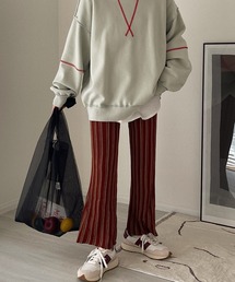 etade | 【etade】multi striped pattern knit pants etdwz21a006(その他パンツ)