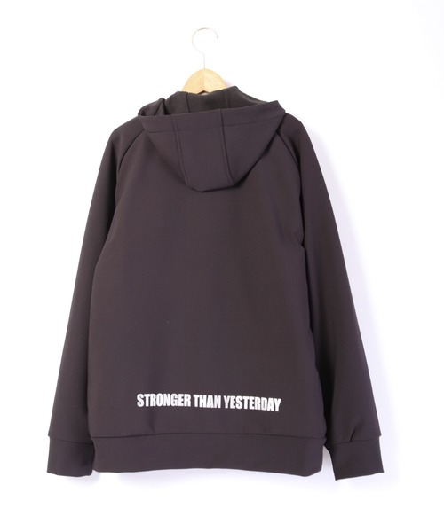 LONSDALE（ロンズデール）の「LONSDALE 裏フリースニット ボンディング ZIPパーカー（パーカー・メンズ・チャコールグレー/ブラック・LL/M/L）」の7枚目の写真