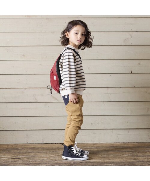 BREEZE（ブリーズ）の「コーデュロイショルダーバッグ（ボディバッグ/ウエストポーチ・キッズ・ブラック/レッド/ベージュ・FREE）」の9枚目の写真