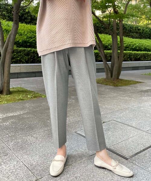 THE SHOP TK (ザ ショップ ティーケー )の「◆【美forパンツ】デレガントテーパードパンツ(その他パンツ・レディース・ブラック/グレー/ダークオレンジ/ブラック系1/ネイビー系6・11/12/13/14/10)」の2枚目の写真
