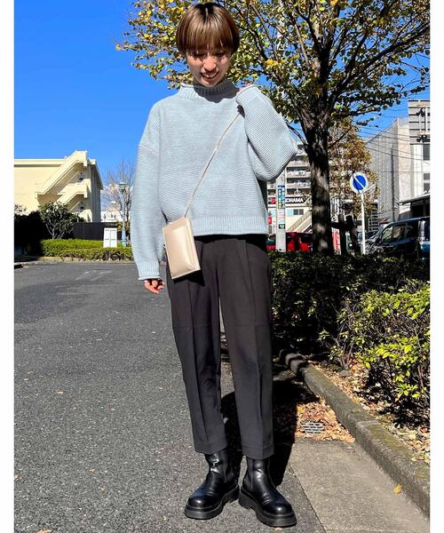 THE SHOP TK (ザ ショップ ティーケー )の「◆【美forパンツ】デレガントテーパードパンツ(その他パンツ・レディース・ブラック/グレー/ダークオレンジ/ブラック系1/ネイビー系6・11/12/13/14/10)」の9枚目の写真